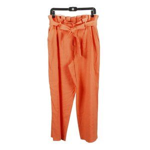 Alice + Olivia Women's Pleated Waist Tie Belt Pants Size 8